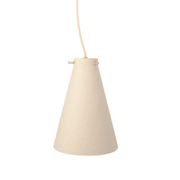 Leuchte - Cone Pendant sand von Paper Paste Living