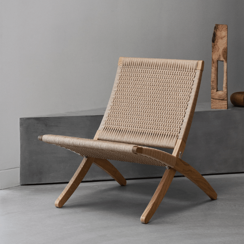 Cuba Chair - MG501 Papierkordel Eiche von Carl Hansen