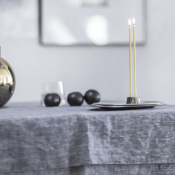 Kerzenhalter Porzellan - Canele weiss von OVO Things