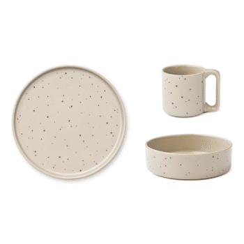 Geschirr Set - Camren Porcelain splash dots/mist von Liewood