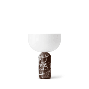 Tischleuchte - Kizu Marble Rosso Levanto S portable von New Works