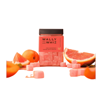 Fruchtgummis – Cube L Pink Grapefruit/Aprikose von Wally & Whiz