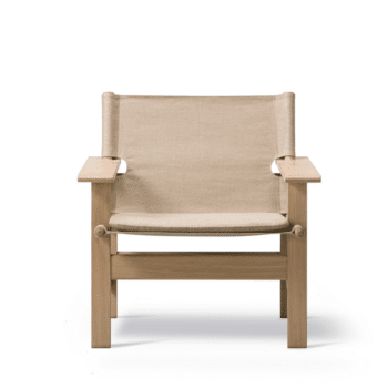 Lounge Chair - The Canvas Chair Oak soap von Fredericia