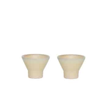 Eierbecher - Yuka beige 2er Set von OYOY