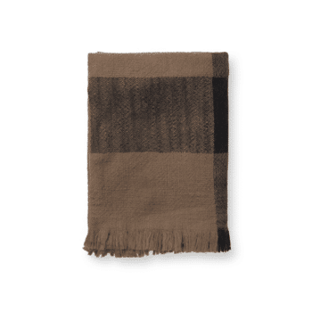 Blanket – Dry sugar kelp/black von Ferm Living