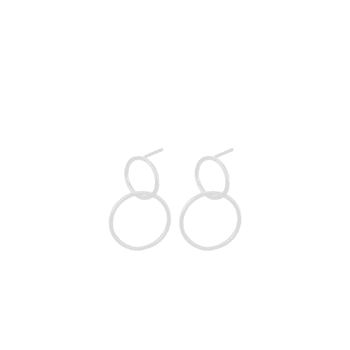 Double Earrings silber von Pernille Corydon