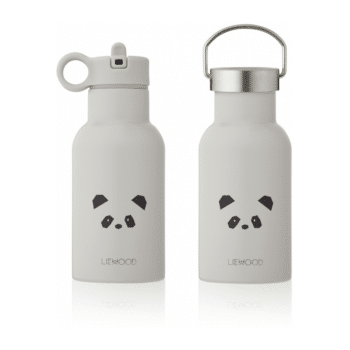 Trinkflasche – ANKER Panda grau von Liewood