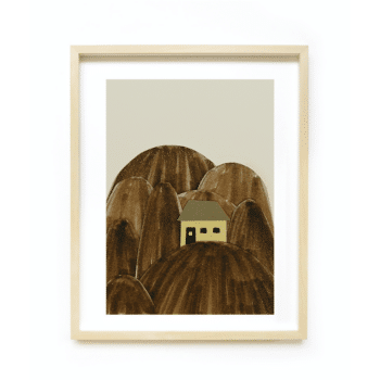 Print – Mountain Cabin von Ted & Tone