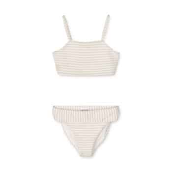 Bikini – Lucette seersucker stripe crisp white/sandy von Liewood