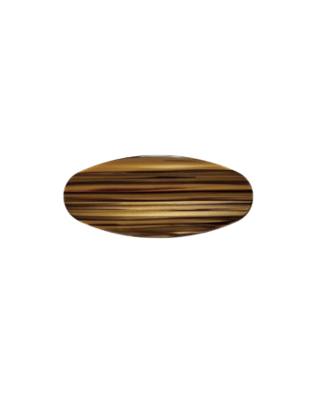 Haarklammer - Jumbo oval Clip Tiger's Eye von Machete