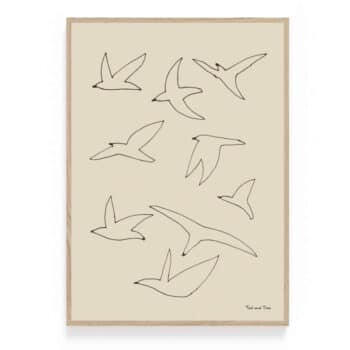 Print - Freedom birds von Ted and Tone