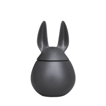 Bowl - Rabbit cast iron black S von dbkd