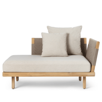 Sofa Outdoor - E541 Modul mit kurzer Rückenlehne & Seitenlehne von Carl Hansen