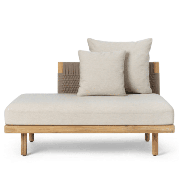 Sofa Outdoor - E530 Modul mit kurzer Rückenlehne von Carl Hansen