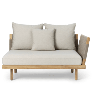 Sofa Outdoor - E511 Modul mit Rückenlehne & Seitenlehne von Carl Hansen