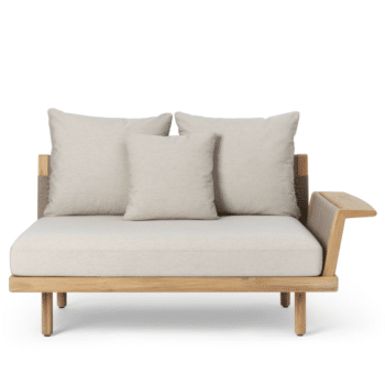 Sofa Outdoor - E510 Modul mit Rückenlehne & Armlehne von Carl Hansen